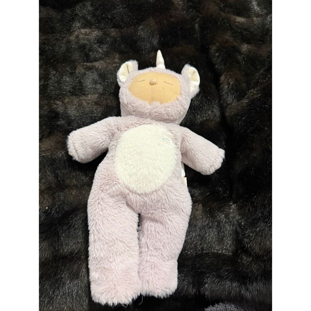 Olli Ella COZY DINKUMS UNICORN‎ UNA  sweetpea purple baby plush stuffed animal
